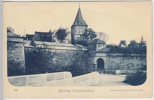 (38524) AK Nürnberg, Thiergärtnerthor, 1899