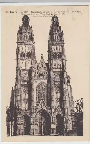 (38423) AK Tours, St. Gatien-Kathedrale, vor 1945