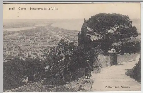 (38412) AK Cette, Sète, Panorama, 1911