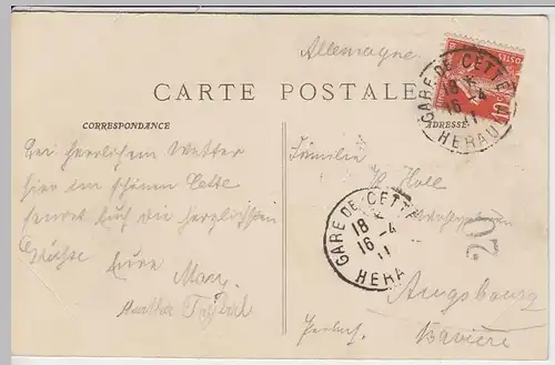 (38412) AK Cette, Sète, Panorama, 1911