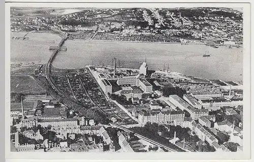 (38408) AK Aalborg, Luftbild, vor 1945