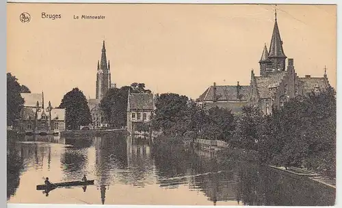 (38387) AK Brügge, Bruges, Le Minnewater, vor 1945