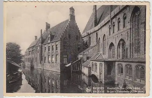 (38386) AK Brügge, Bruges, St. Jean-Hospital, vor 1945