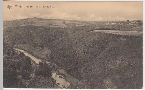 (38384) AK Houyet, Blick vom Rocher-Turm, vor 1945