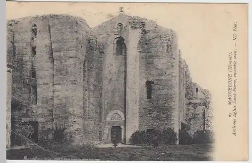 (38380) AK Maguelone, Saint Pierre-Kirche, 1911