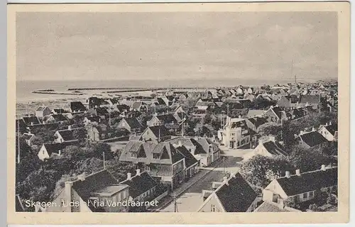 (38372) AK Skagen, Blick vom Turm, vor 1945