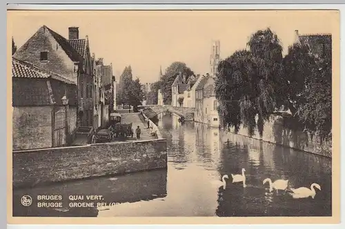 (38367) AK Brügge, Bruges, Kanal, vor 1945