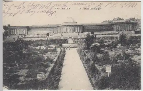 (38359) AK Brüssel, Bruxelles, Botanischer Garten, Feldpost 1917