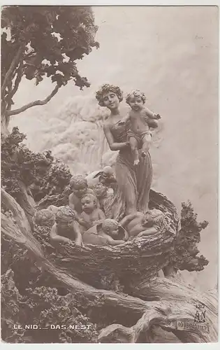 (38214) Foto AK Skulptur -Das Nest-, vor 1945