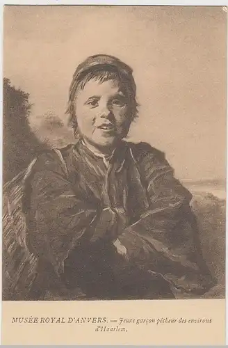 (38204) AK Gemälde, Junger Fischer aus Haarlem, Musée Royal d'Anvers