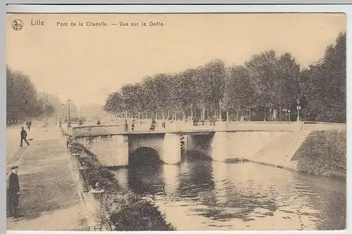 (38158) AK Lille, Pont de la Citadelle, Feldpost 1917