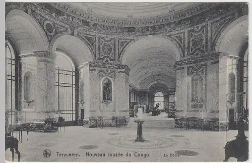 (38153) AK Tervueren, Tervuren, Neues Kongo-Museum, Dom, vor 1945