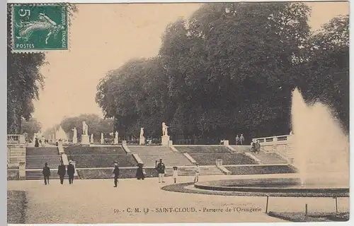 (38139) AK Saint-Cloud, Parterre de l'Orangerie, 1910