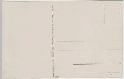 (38057) AK Hann. Münden, Weserstein, mit Spruch, vor 1945