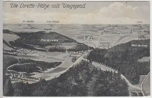 (38035) AK Loretto-Höhe m. Umgegend, Frankreich, vor 1945