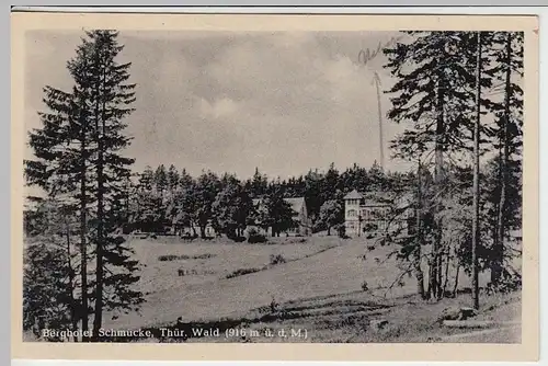 (38028) AK Berghotel Schmücke, Thüringer Wald, 1925