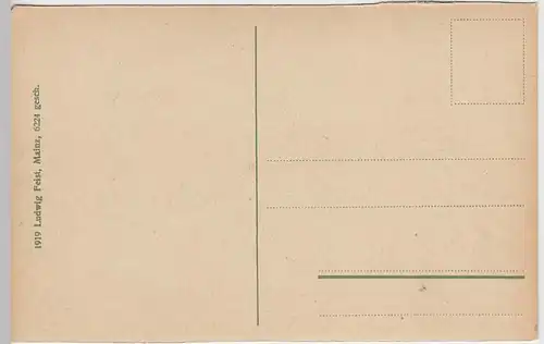 (37940) AK Bonn, Rheinbrücke, 1919