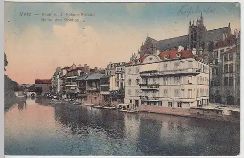 (37920) AK Metz, Bains des Roches 1913