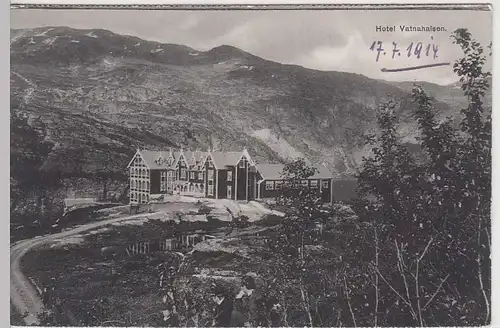 (37914) AK Hotel Vatnahalsen, 1914