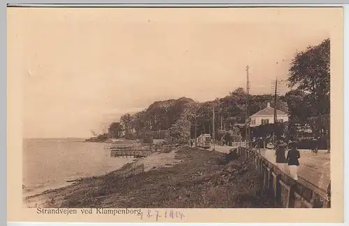 (37912) AK Klampenborg, Strand, 1914