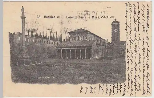 (37887) AK Basilica di S. Lorenzo fuori le Mura 1903