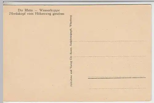 (37885) AK Wasserkuppe (Rhön), Flieger-Denkmal, 1923-45