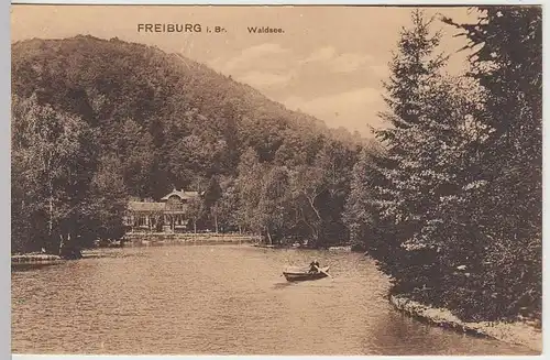 (37854) AK Freiburg i.Br., Waldsee, vor 1945