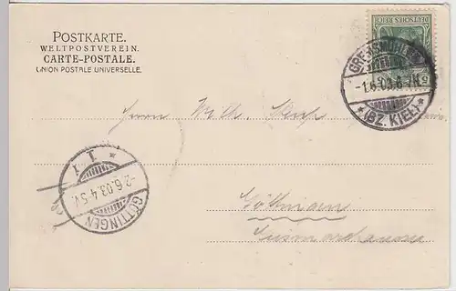 (37851) AK Ukleisee, Am Uglei, Sitzterrasse, 1903