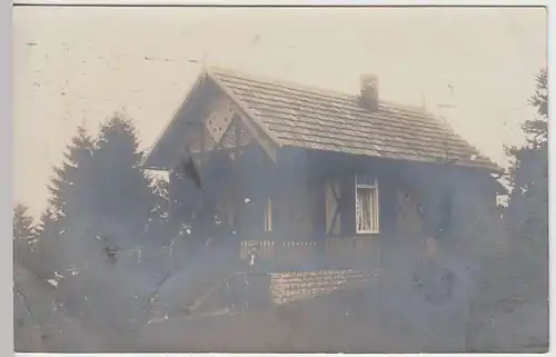 (37757) Foto AK Hütte, Gebäude m. Pferdegespann, Stempel Erfurt 1911