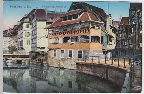 (37746) AK Straßburg, Strasbourg, Pflanzbad, vor 1945