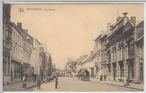 (37738) AK Roeselare, Ooststraat, Oststraße, Feldpost 1916