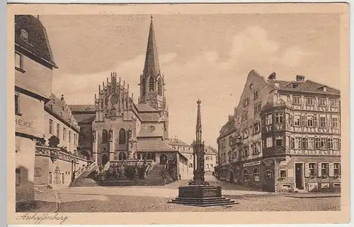 (37668) AK Aschaffenburg, Stiftskirche, 1927