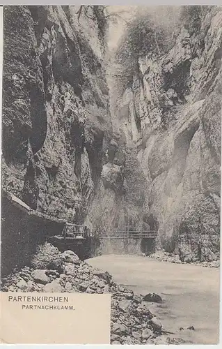 (37642) AK Partenkirchen, Partnachklamm, 1905