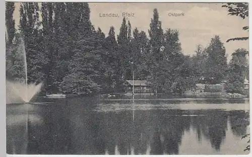 (37326) AK Landau i. Pfalz, Ostpark, 1921