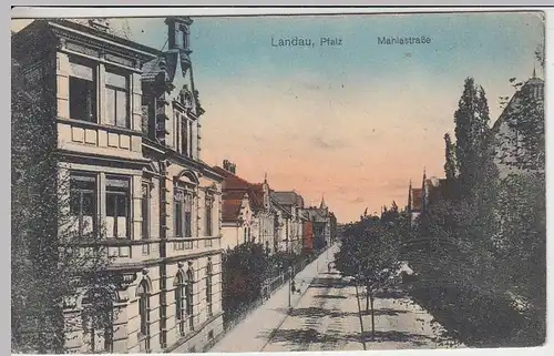 (37322) AK Landau i. Pfalz, Mahlastraße, 1919