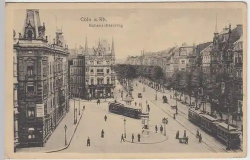 (37284) AK Köln, Hohenzollernring, 1919