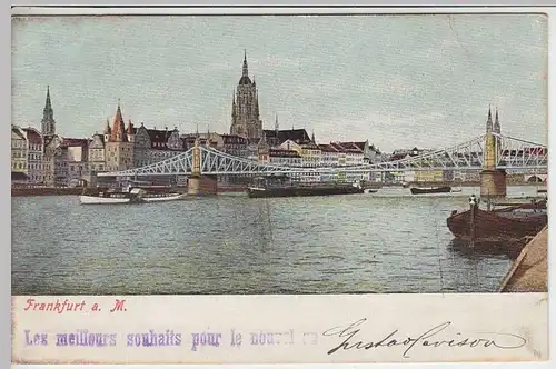 (37265) AK Frankfurt a.M., Panorama, vor 1945