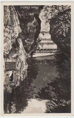 (37102) Foto AK Füssen, Lechfall, 1935