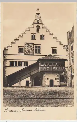 (37069) Foto AK Lindau, Rathaus, vor 1945