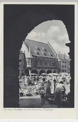 (37026) AK Freiburg i.Br., Historisches Kaufhaus, vor 1945