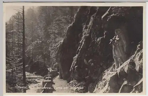 (36987) Foto AK Höllental (Schwarzwald), Partie am Jägerpfad, 1928