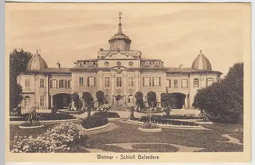 (36956) AK Weimar, Schloß Belvedere, vor 1945