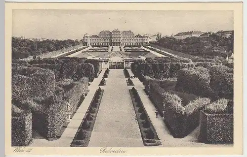 (36951) AK Wien, Schloß Belvedere, 1931
