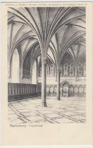 (36929) AK Malbork, Marienburg, Capitelsaal, um 1915