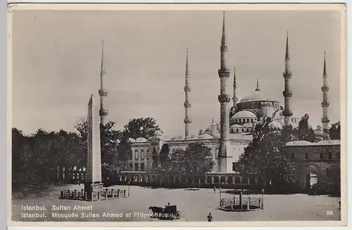 (36814) AK Istanbul, Sultan Ahmet 1917