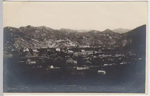 (36808) Foto AK Cetinje, Totale, vor 1945