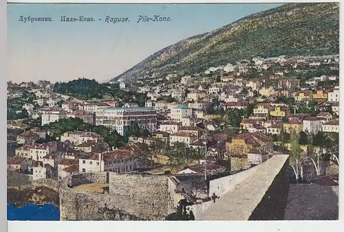 (36805) AK Dubrovnik, Ragusa, Totale, vor 1945