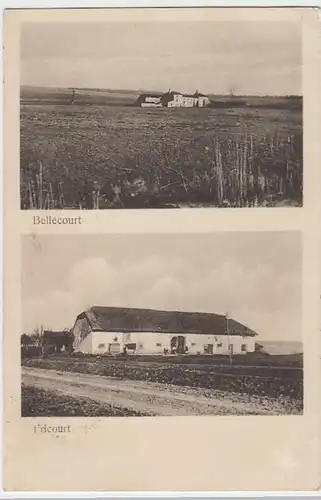 (36636) AK Bellecourt u. Fricourt, Feldpost 1917