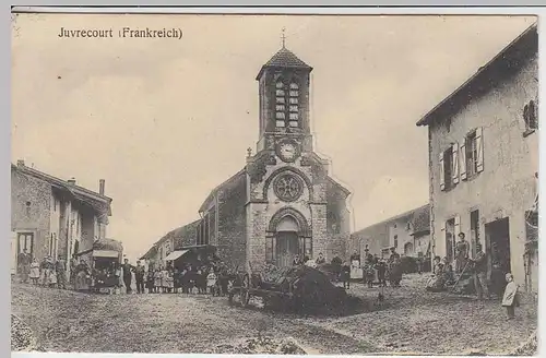 (36597) AK Juvrecourt, Kirche, Feldpost 1916