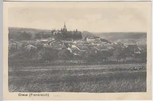 (36589) AK Creue (Frankreich), Totale, Feldpost 1915